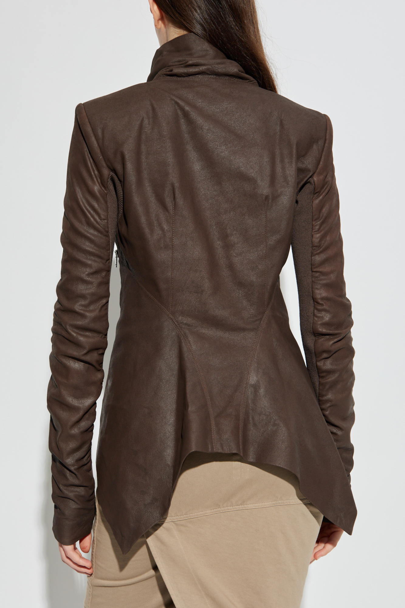 Rick Owens 'Naska' leather jacket | Women's | Vitkac